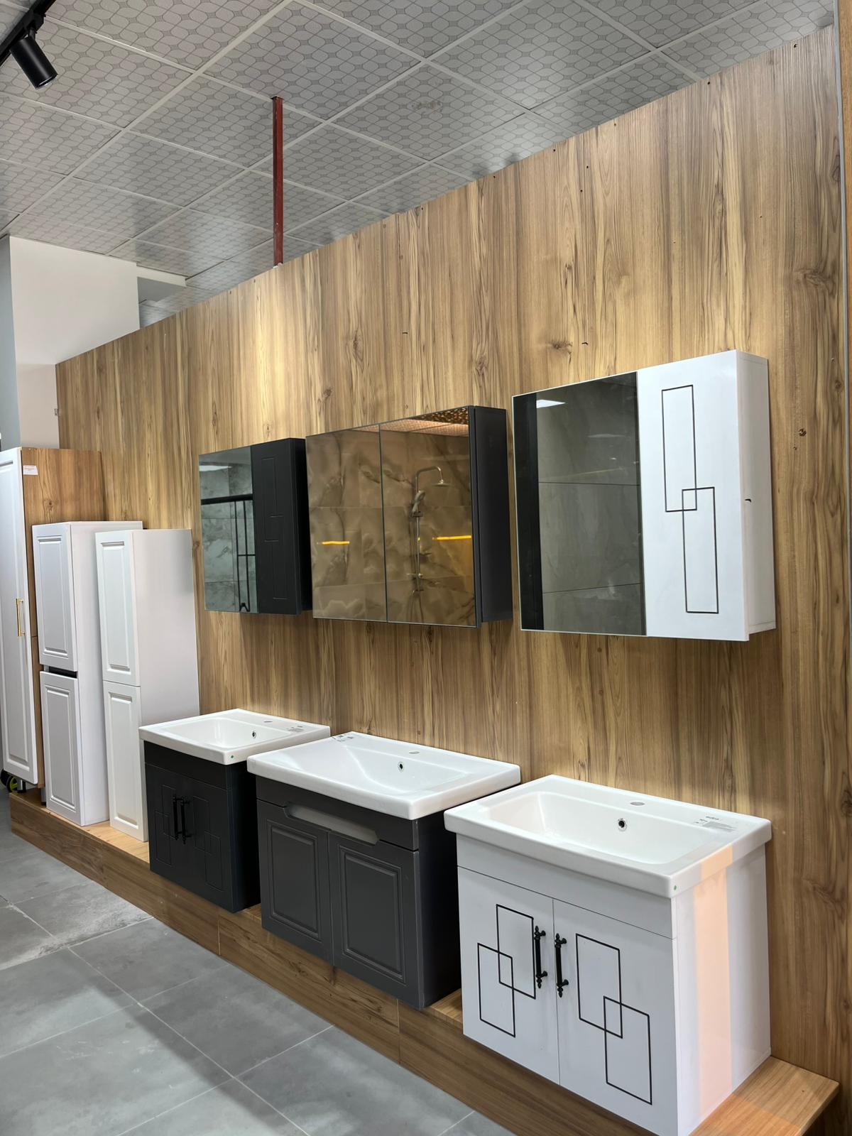 Banyo Lavabo Dolabı ve Ayna Dolabı